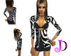 [JDC] Zebra Print Suit
