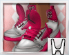 H|Pink & White Jordans..