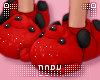 lDl Bear Slippers Red