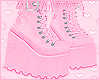 Platform Boots Pink