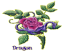 Rose&Dragon Sticker