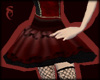 Tina Skirt Red/Black