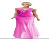 long elegant pink gown