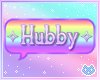 Hubby Bubble Sign
