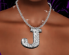 ! Female J Silver Chain
