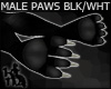 +KM+ Male Paws Blk
