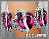 E~ Pink Heart Bracelet