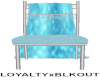 Light Blue Wedding Chair