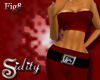 Red Sidity Belted outfit