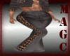 Brown leapard design jea