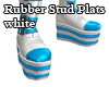 Rubber Stud Plats White
