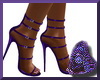 Purple Strappy Heels 2