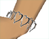 [H] shiny heart bracelet