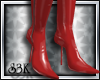 [S3K]PVC Boots Red