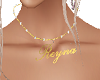 La Reyna gold necklace