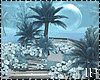 Beach Island Summer Palm