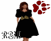 Modest Blk w/Gold Belt