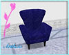 Blue Velvet Cuddle Chair