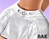 B| Pleated Skirt White