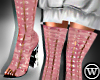 ⓦ $CANDAL Boots Pink