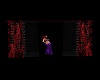 Red Black Curtains