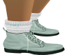 Minty Green Boots/Socks