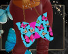 Blue Butterfly Purse