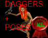 DAGGERS WITH POSES