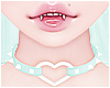 ღ Heart Choker Mint