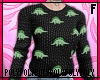 Dino Sweater Green