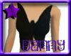 *LD* black butterfly top