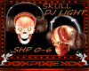 Skull dj light with head