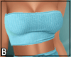 Teal Tube Top Skirt
