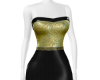 JH| Gold Glitter Dress