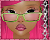 ! geek glasses green