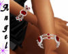 Silver&Ruby Bracelets