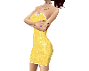 !BD Shiny Yellow dress