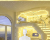 Yellow room background