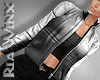 Silver Puff Coat + Top