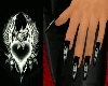 !SS Gothic Heart Nails