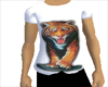 T-Shirts white tiger