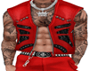 Red Biker Vest