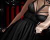 -H- Black Leather Dress
