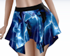 Blue Lightning Skirt