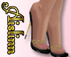 Anya - Gold Chain Heels