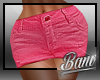 [BAM]Jean Skirt (pink)