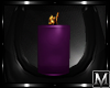 *M* Latex Candle Purple