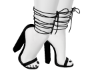 v. Black Sandals