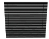 Black window blinds