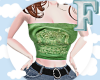 𝓕- bandeau green